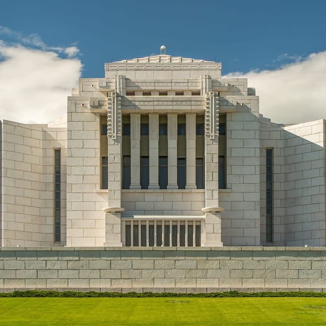 Image of: Cardston Temple Vision & World War III